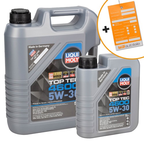 Liter liqui moly motoröl - 6l,