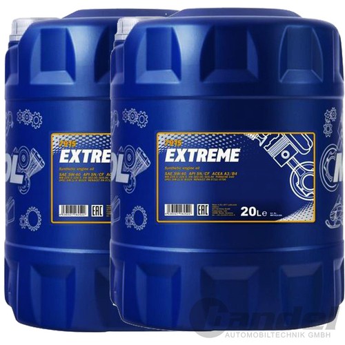 2x20 liter motoröl öl - 2x20,