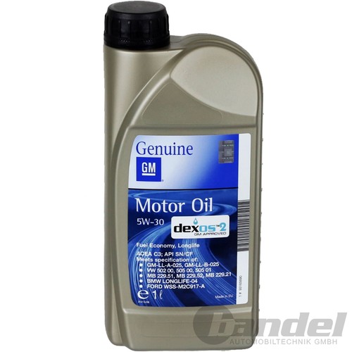 Opel 5w30 dexos 2 - 1l,