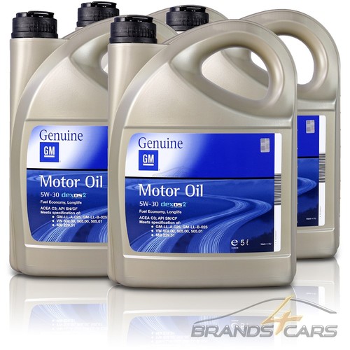 20 liter für opel - 4x, gm