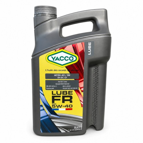 Yacco 5w40 motoröl - 5l,