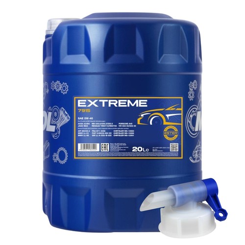 20l mannol motoröl - mannol, extreme