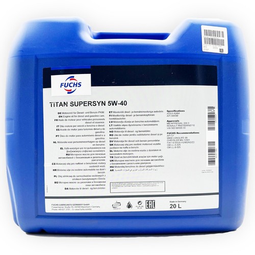 20l fuchs titan supersyn - fuchs,